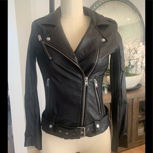 IRO Leather Moto Jacket
